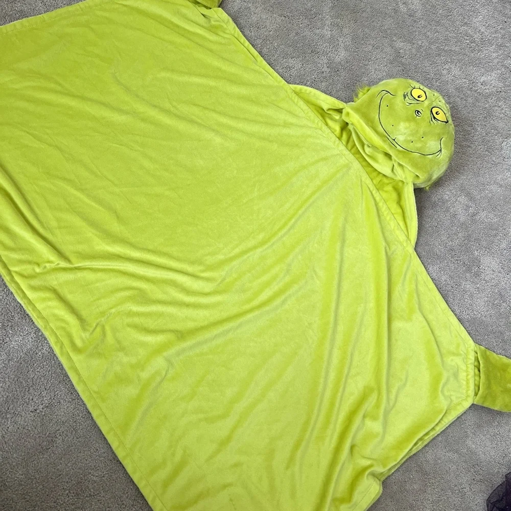 Kids Grinch Bath Wrap